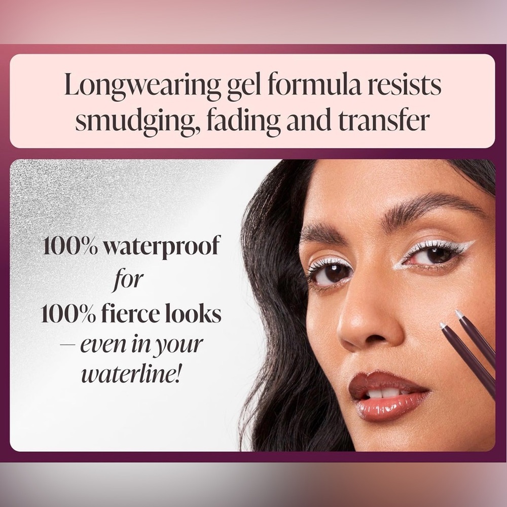 Mally Beauty Mink Evercolor Gel Waterproof Eyeliner- metallic bronze brown - Picture 5 of 7